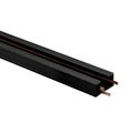 Gorgeousglow 8 ft. 2-Wire Single Circuit Black Track System GO2594138